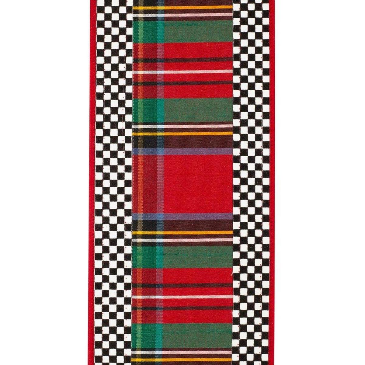 Shop For 4in Plaid Ticking Tradition Ribbon (5 Yards)