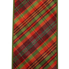 Shop For 4in Plaid Tierra Diagonal Ribbon: Sage (5 Yards)