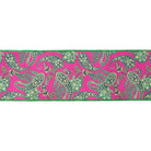 Shop For 4in Preppy Paisley on Hot Pink Ribbon: Satin Green (10 Yards)