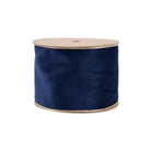 Shop For 4in Reversible Velvet Navy and Gold Ribbon (10 Yards)