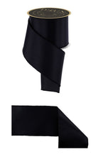 Shop For 4in Satin Fused Ribbon: Black (10 Yards)