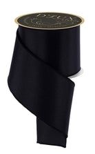 Shop For 4in Satin Fused Ribbon: Black (10 Yards)
