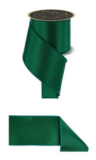 Shop For 4in Satin Fused Ribbon: Emerald Green (10 Yards)
