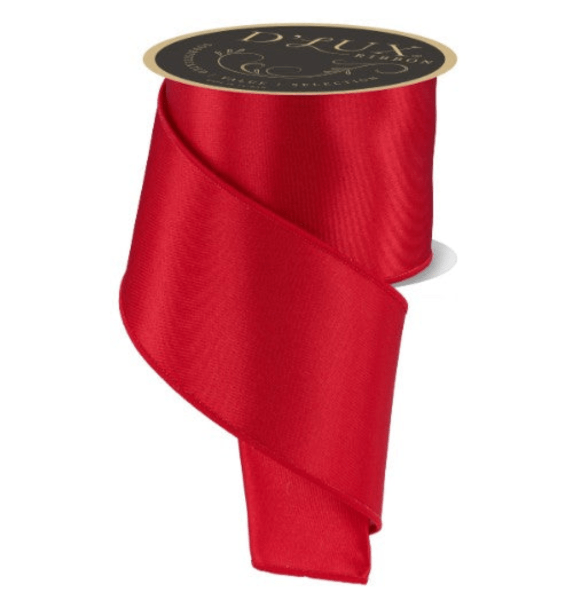 Shop For 4in Satin Fused Ribbon: Red (10 Yards)