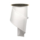 Shop For 4in Satin Fused Ribbon: White (10 Yards)