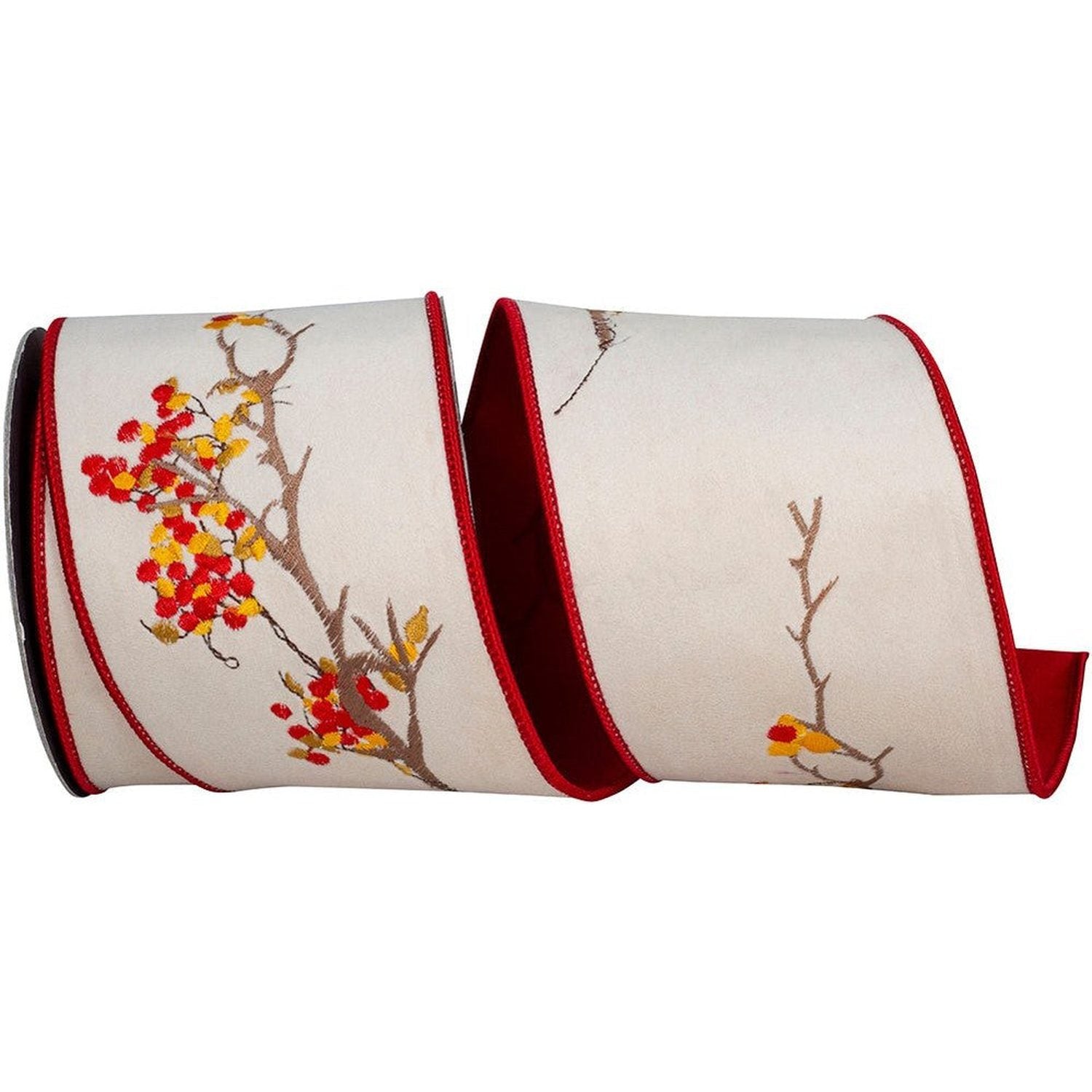 Shop For 4in Spring Embroidery Ribbon: Beige (5 Yards)