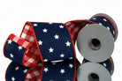 Shop For 4in Star Print Dupion Ribbon: Patriotic (5 Yards)