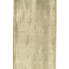 Shop For 4in Striped Metallic Back Ribbon: Black/Gold (10 Yards)