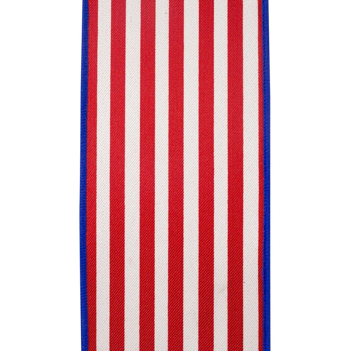 Shop For 4in Striped Twill Dupioni Ribbon: Patriotic (10 Yards)