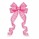 Shop For 4in Tuttola Watercolor Plaid Ribbon: Pink (10 Yards)