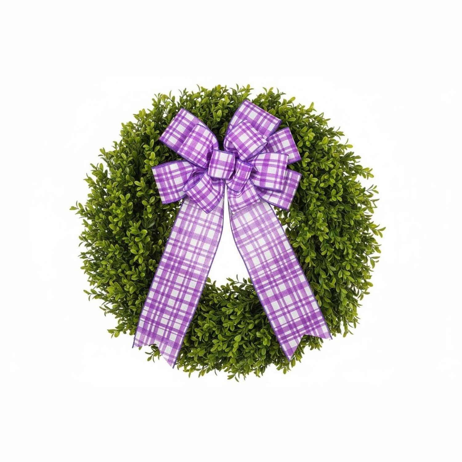 Shop For 4in Tuttola Watercolor Plaid Ribbon: Purple (10 Yards)