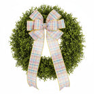 Shop For 4in Watercolor Plaid Fused Ribbon: Multi (10 Yards)