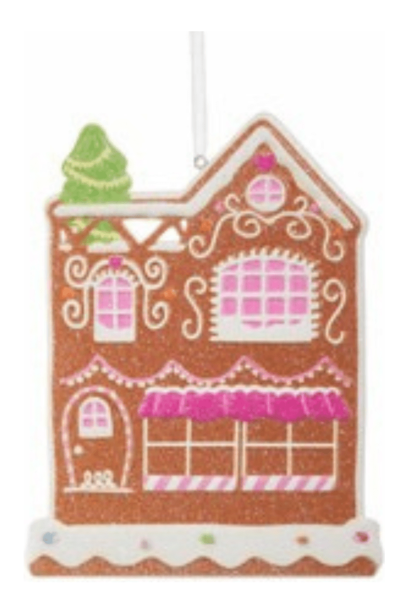 Shop For 5" Bright Gingerbread House Ornament