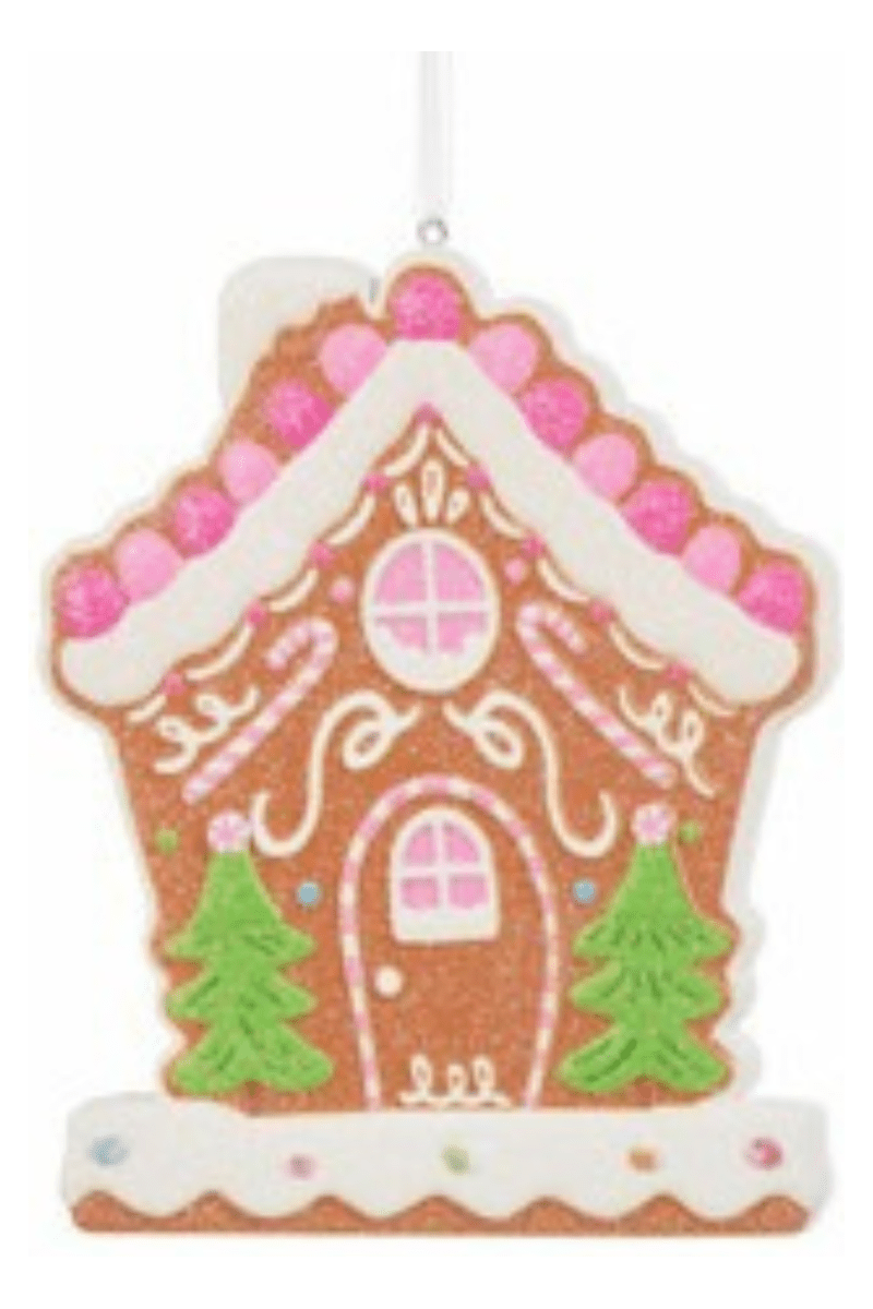 Shop For 5" Bright Gingerbread House Ornament