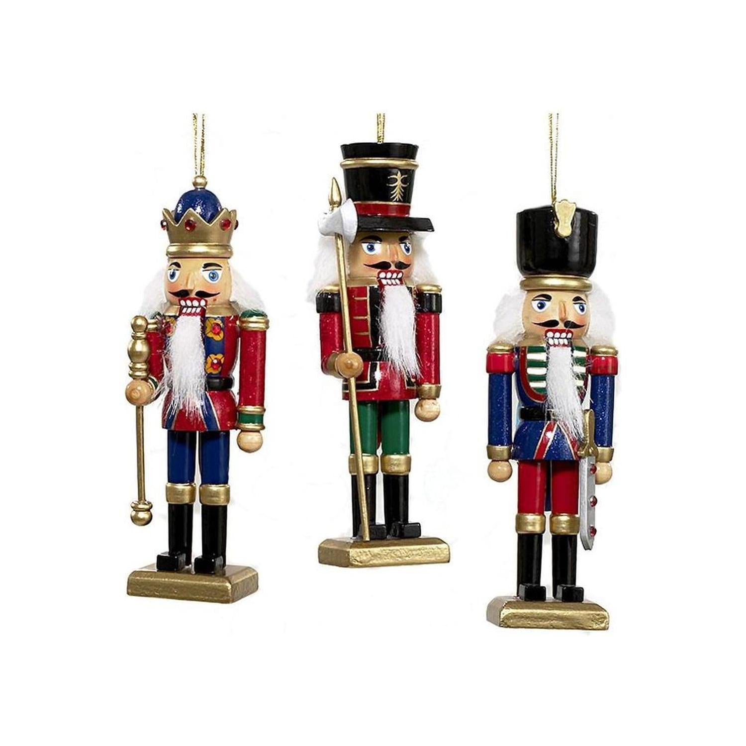 5" Classic Wooden Nutcracker Ornament