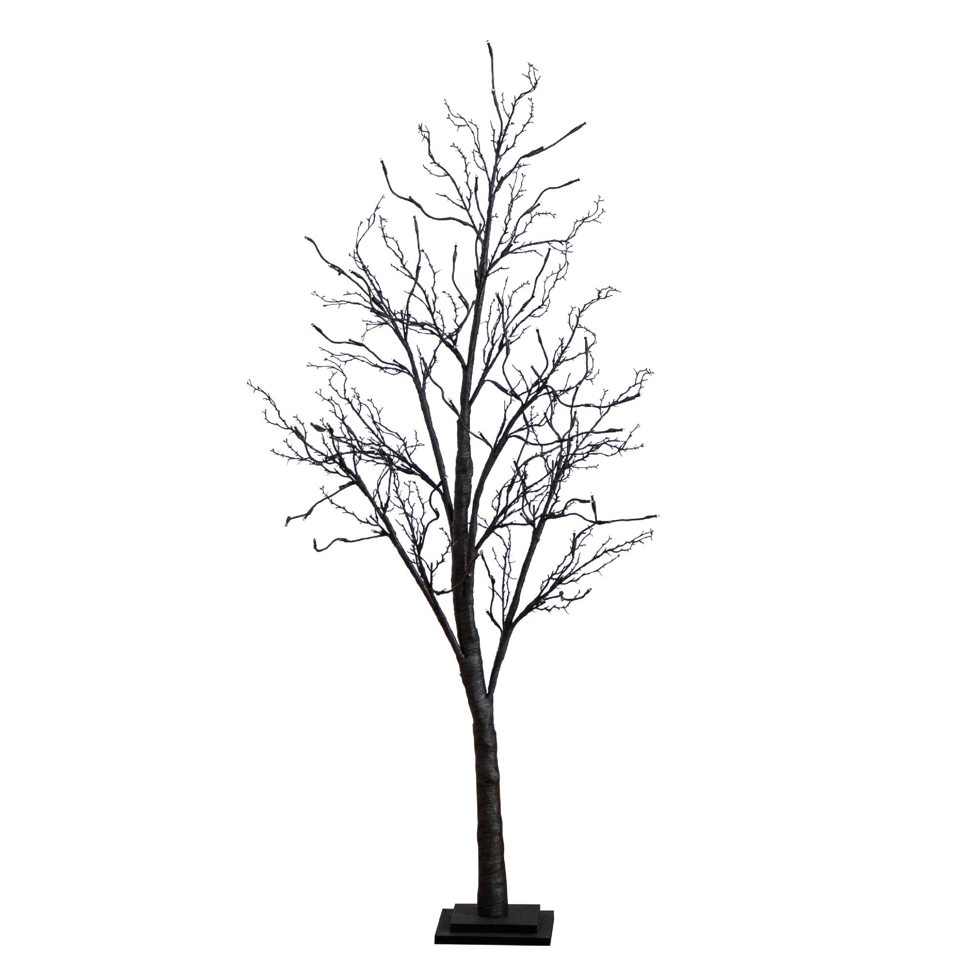 Shop For 5’ LED Halloween Deluxe Black Twig Artificial Tree