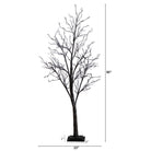 Shop For 5’ LED Halloween Deluxe Black Twig Artificial Tree
