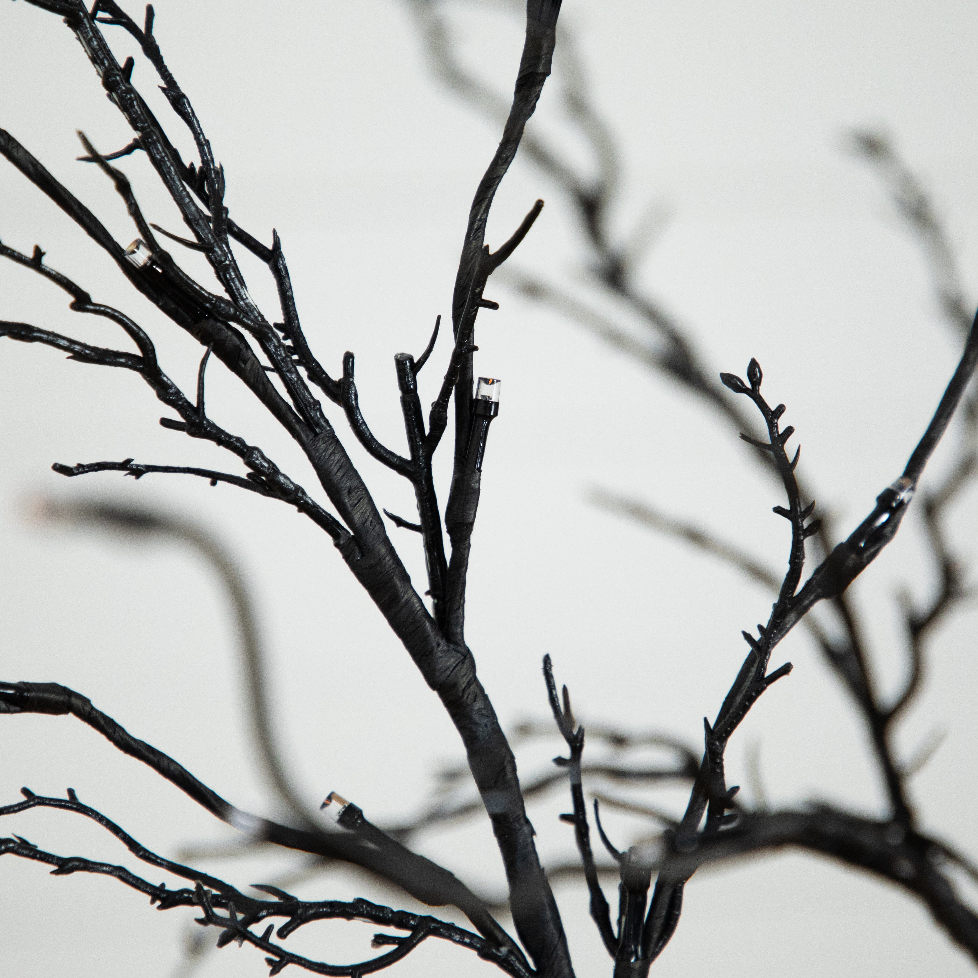 Shop For 5’ LED Halloween Deluxe Black Twig Artificial Tree