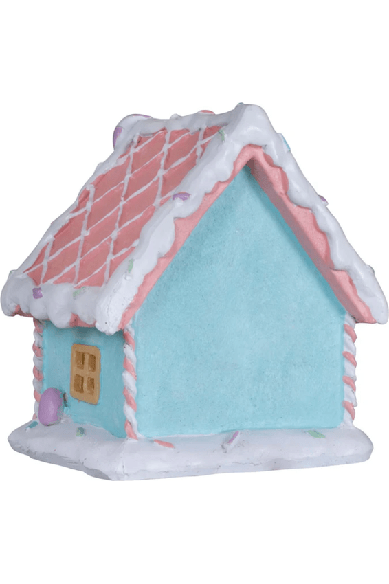 Shop For 5" LED Pastel Gingerbread House: Pink/Blue