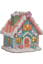 Shop For 5" LED Pastel Gingerbread House: Pink/Blue