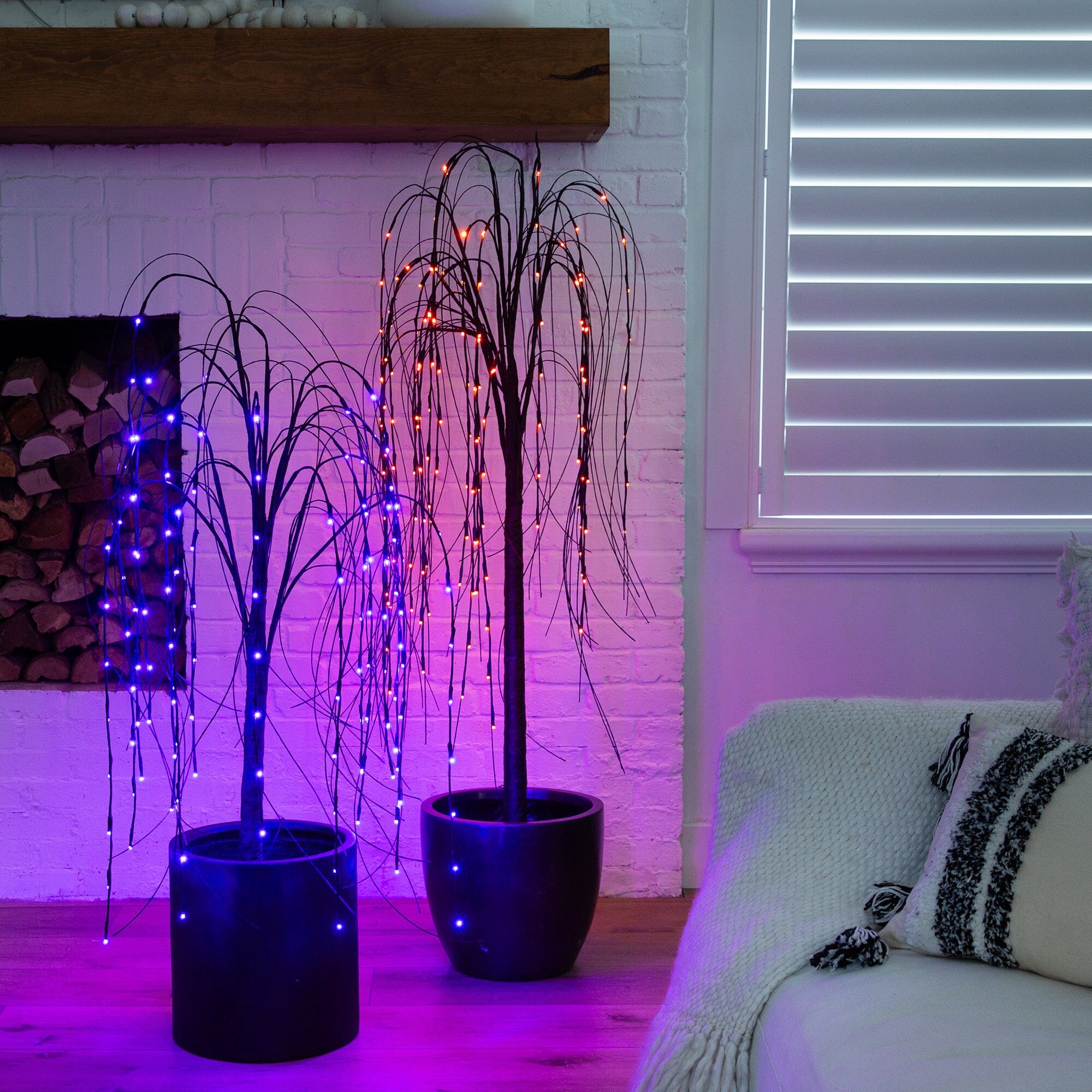 Shop For 5’ Pre - Lit Halloween Black Willow Artificial Fall Tree