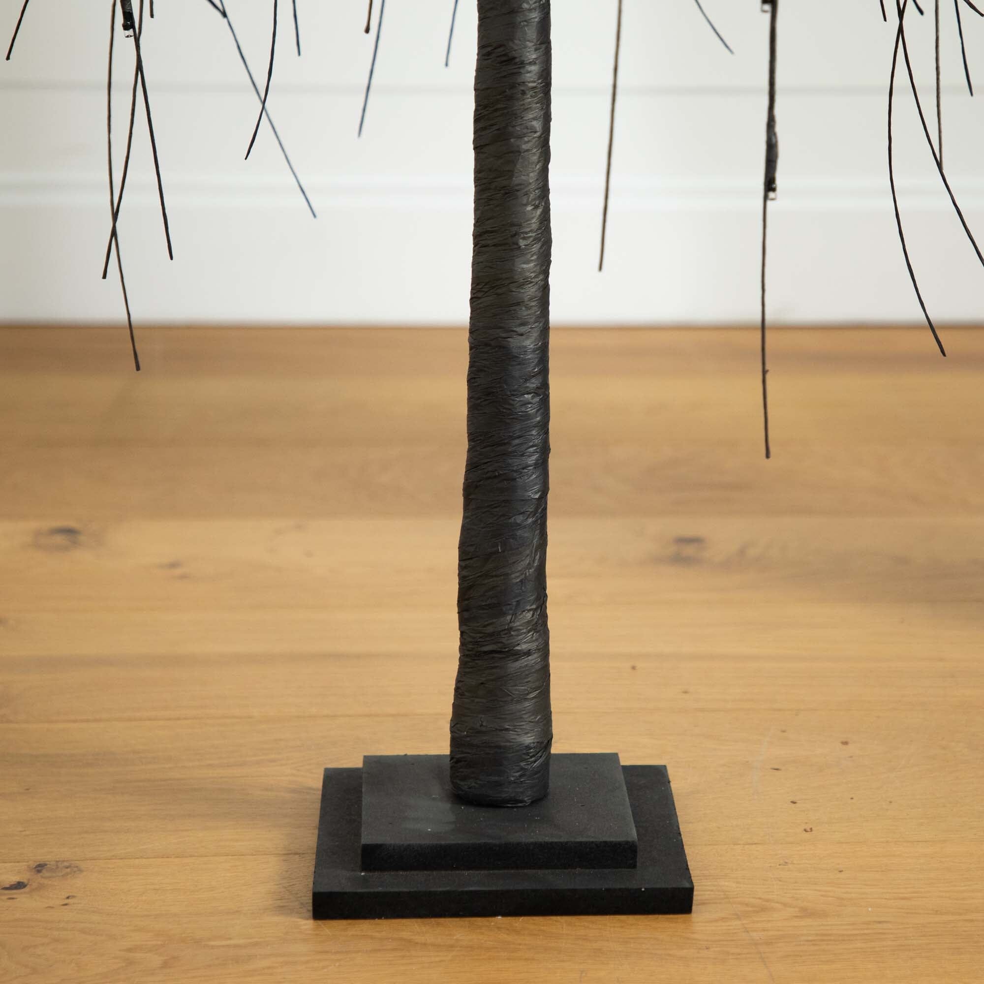 Shop For 5’ Pre - Lit Halloween Black Willow Artificial Fall Tree