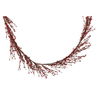 Shop For 5' Red Pip Berry Wired Garland