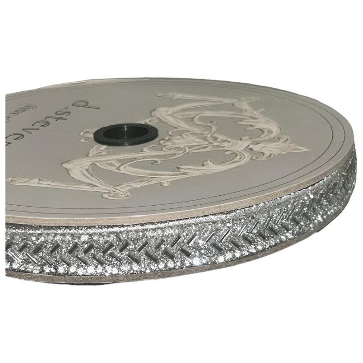 Shop For .5" Silver Bead Chevron Ribbon