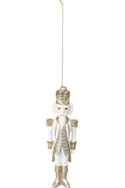 Shop For 5" White and Gold Nutcracker Ornament