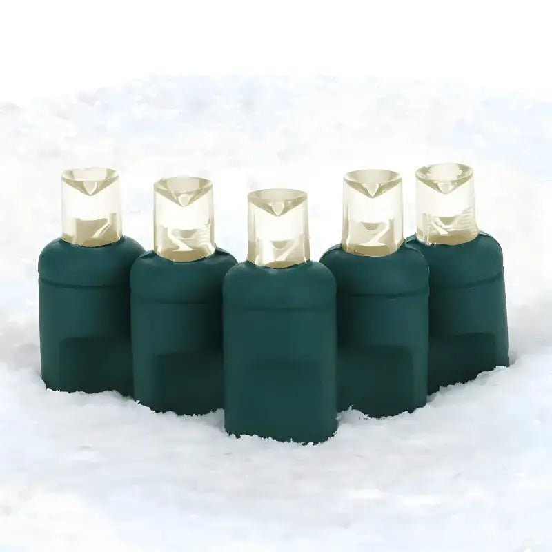 Shop For 50 5mm Warm White LED Christmas Lights, 4" Spacing