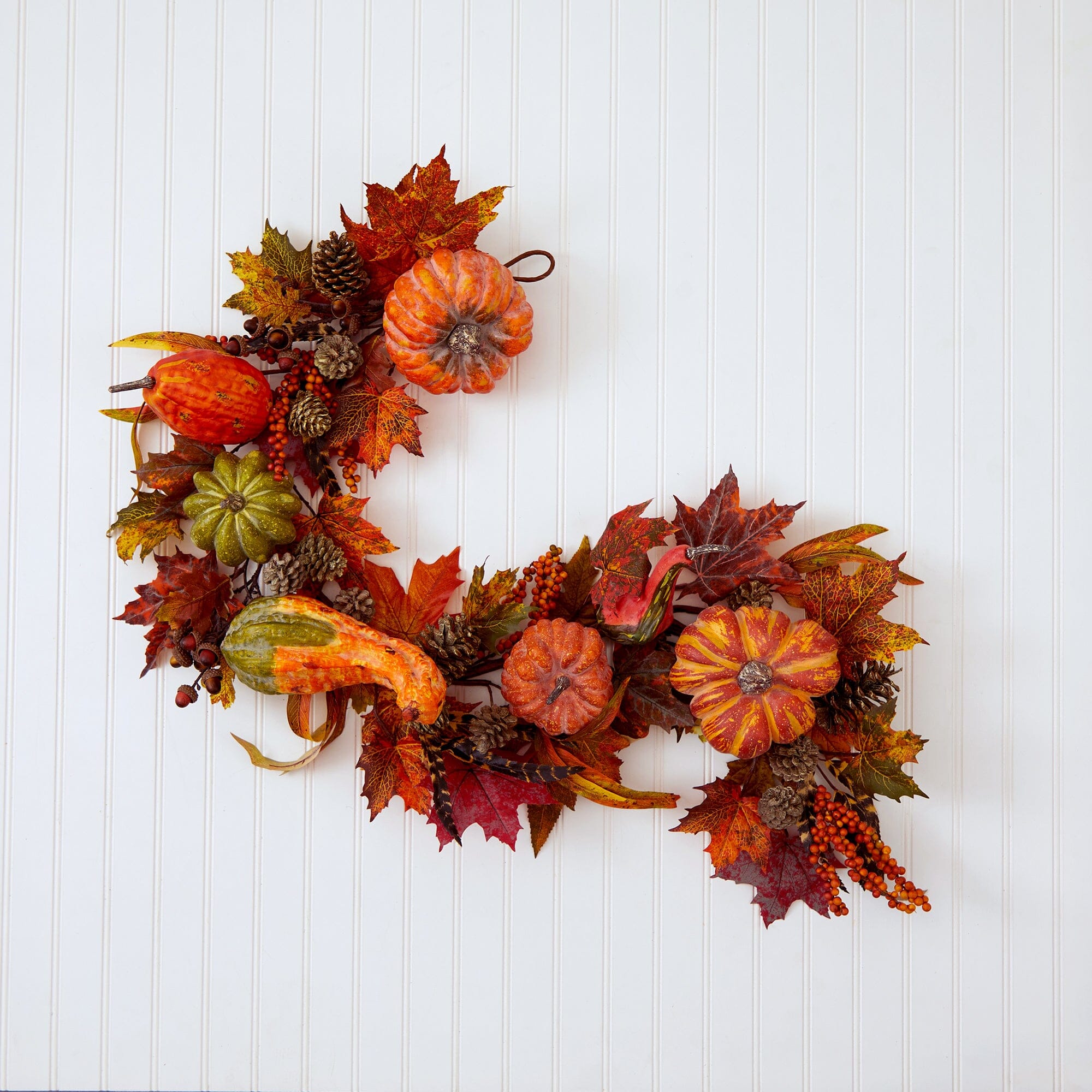 Shop For 54” Pumpkin & Gourd Garland