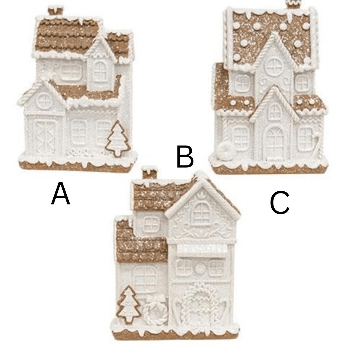Shop For 5.5" Glitter Gingerbread Holiday Townhouse