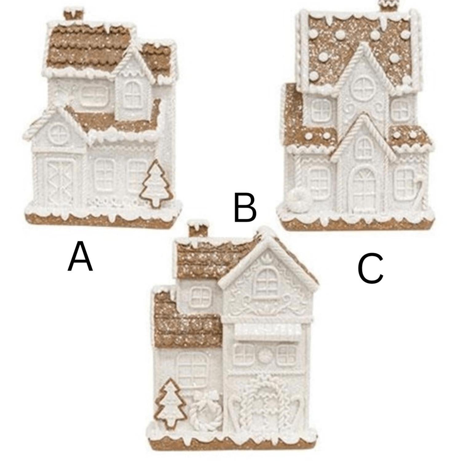Shop For 5.5" Glitter Gingerbread Holiday Townhouse