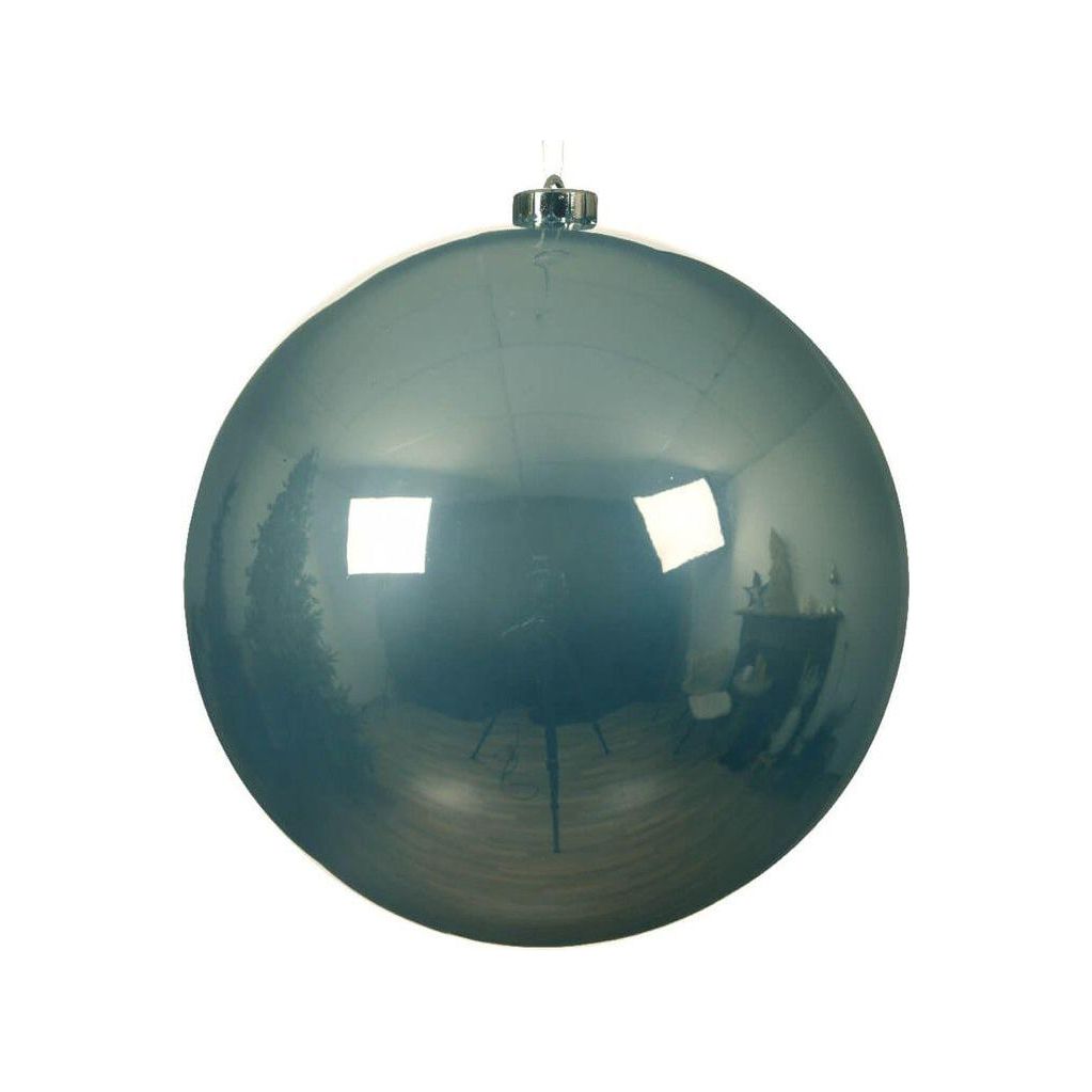 Shop For 5.5" Shiny Misty Blue Shatterproof Ornament