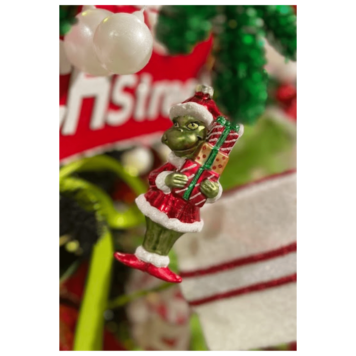 Shop For 5.75" Glass Green Elf Ornament