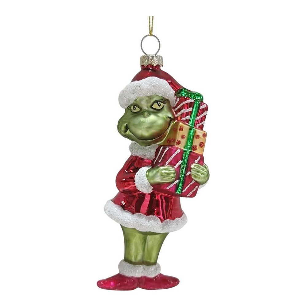 Shop For 5.75" Glass Green Elf Ornament