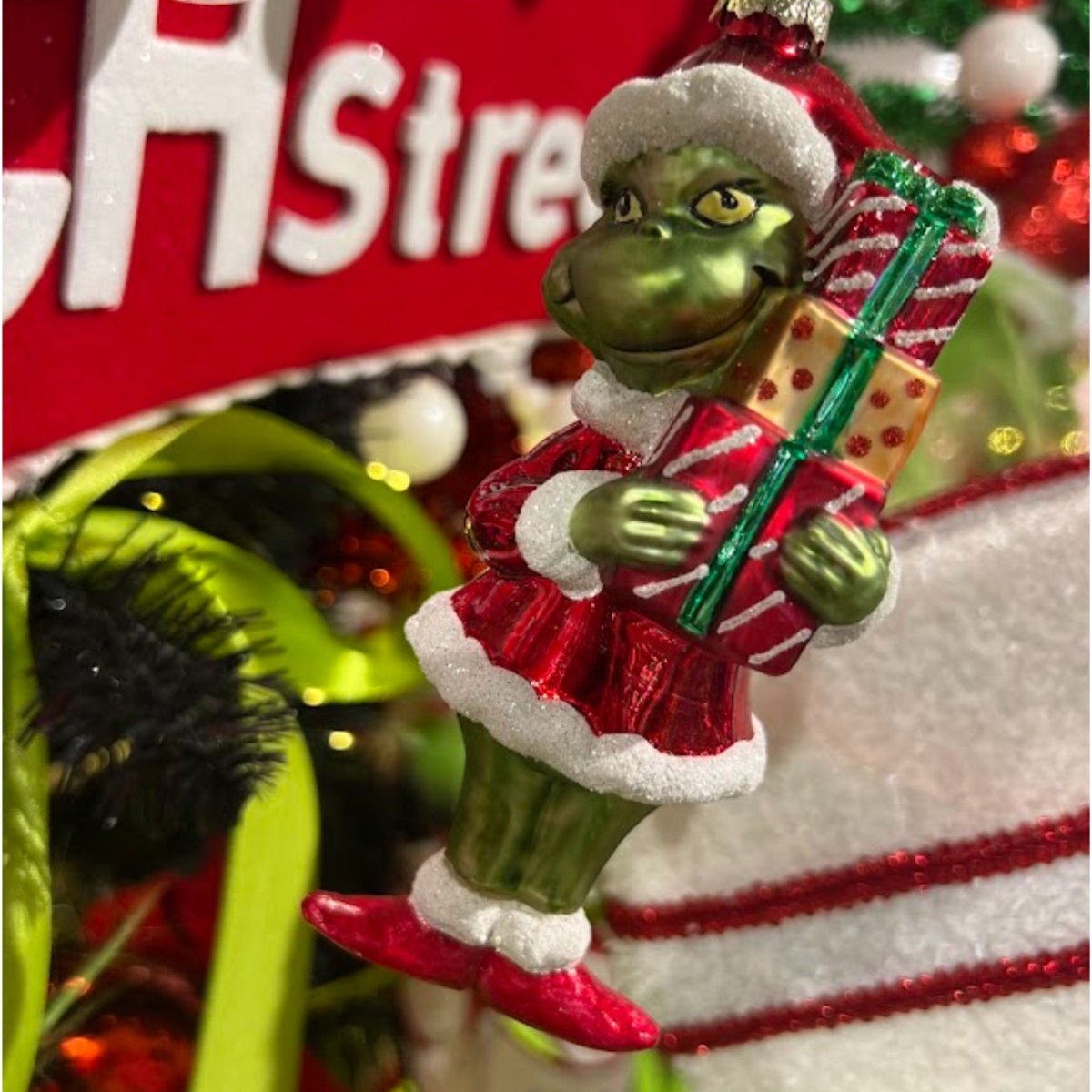 Shop For 5.75" Glass Green Elf Ornament