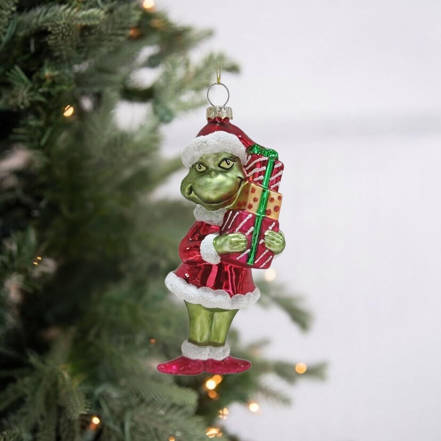 Shop For 5.75" Glass Green Elf Ornament