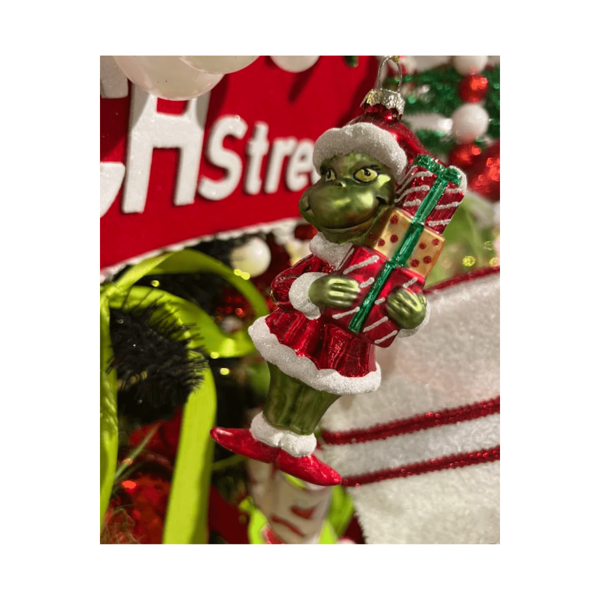 Shop For 5.75" Glass Green Elf Ornament