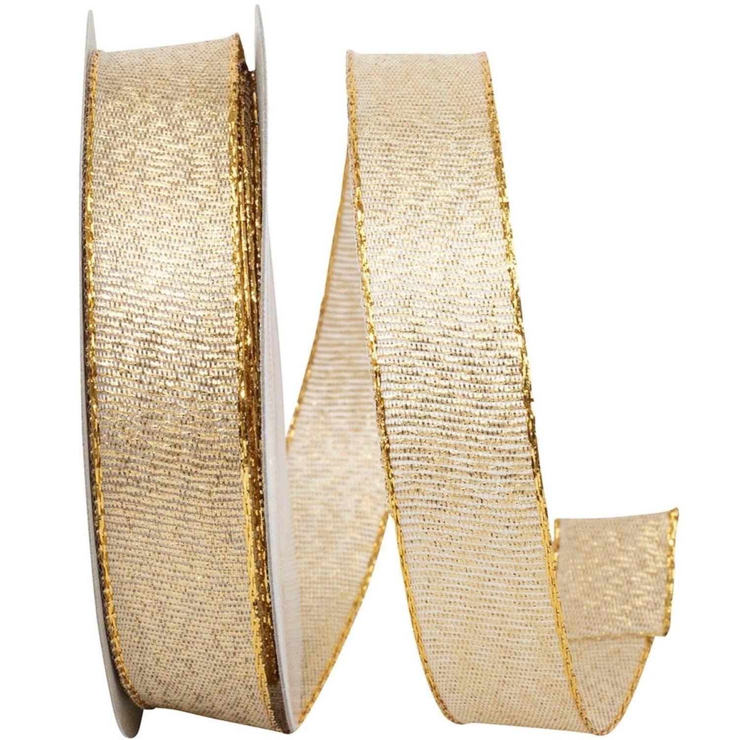 Shop For 5/8in Glimmer Ribbon: Gold (10 Yards)