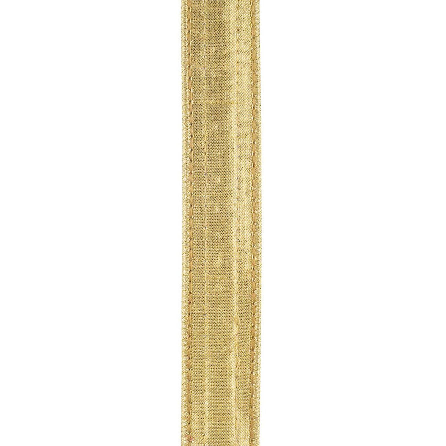 5/8in Metallic Dupioni Jewel Ribbon: Red (5 Yards)