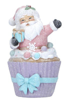 Shop For 5.9" LED Santa Cupcake Figurine