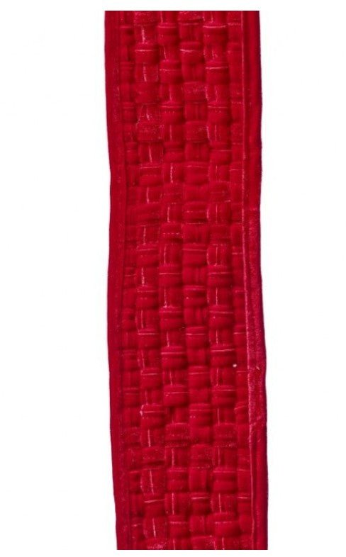 Shop For 5in Velvet Braided Ribbon: Red (3 Yards)