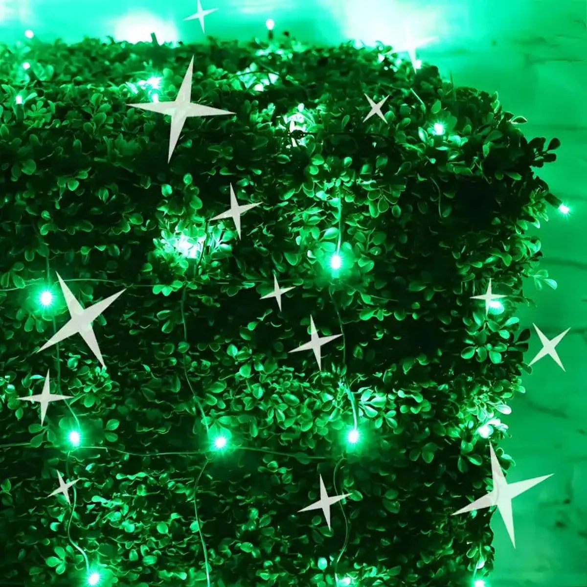 Shop For 5mm 4' x 6' Green DreamSpark Smooth Fade LED Net Lights