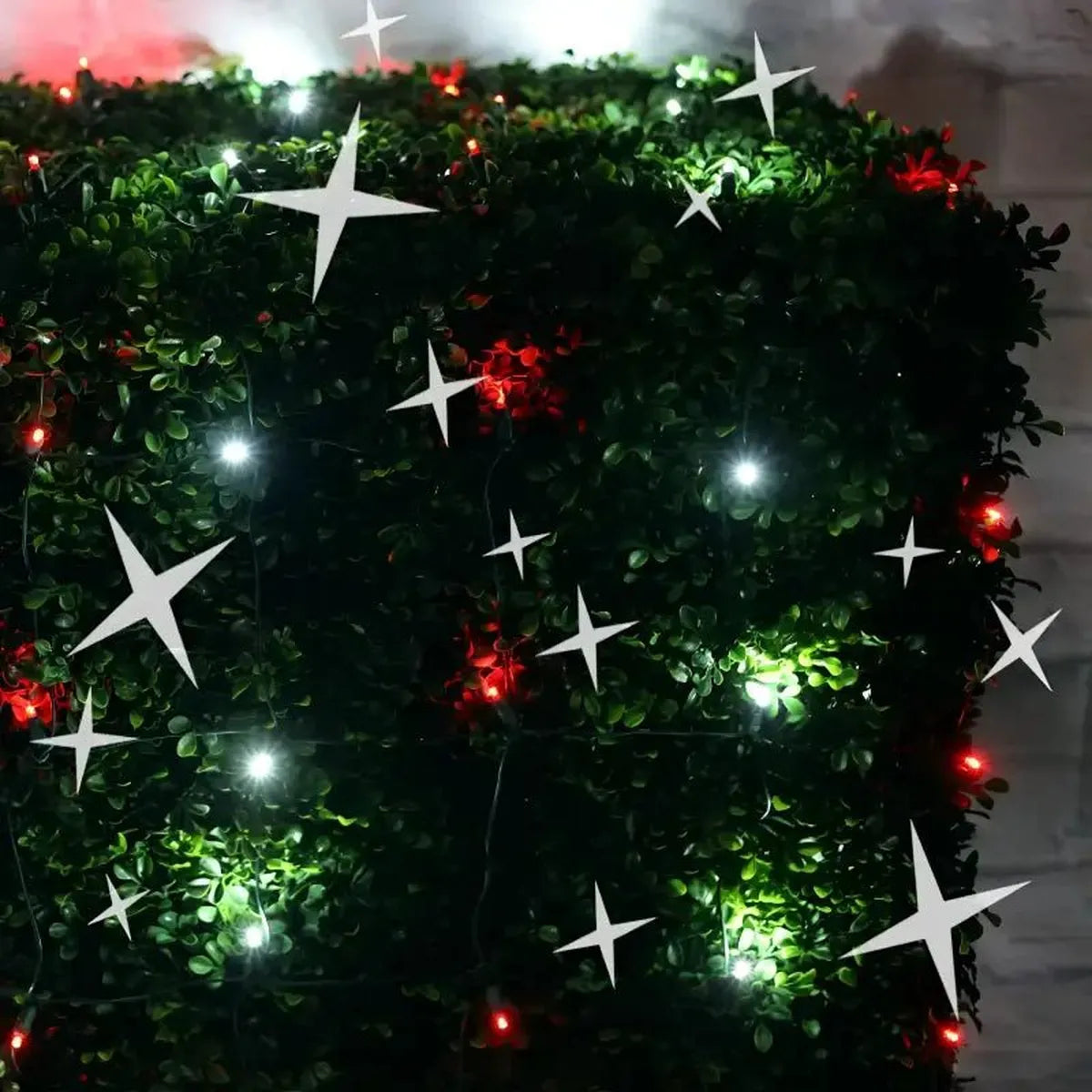 Shop For 5mm 4' x 6' Red, Cool White DreamSpark Smooth Fade LED Net Lights