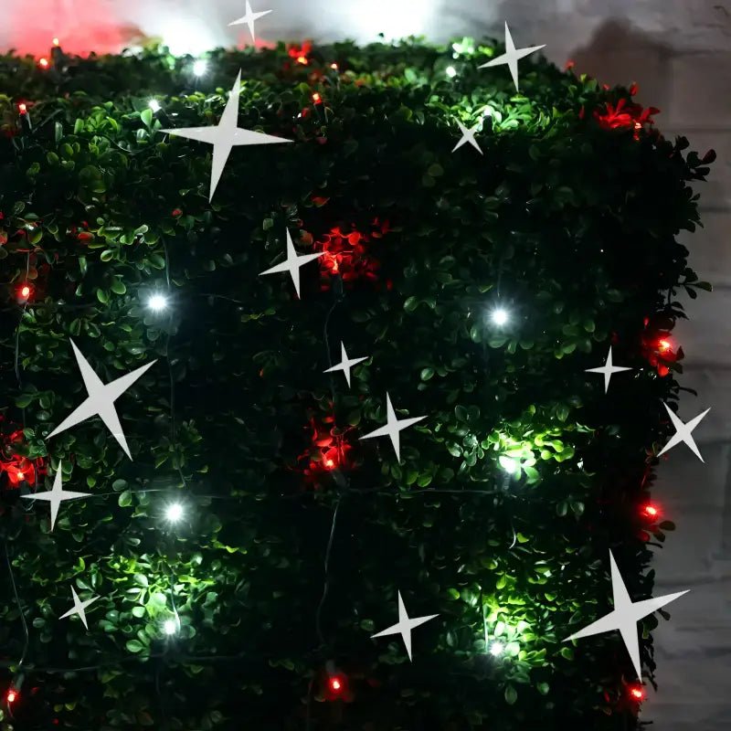 Shop For 5mm 4' x 6' Red, Cool White DreamSpark Smooth Fade LED Net Lights