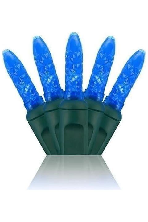 Shop For 5mm Blue LED Christmas Lights, 35 Bulbs at Michelle's aDOORable Creations