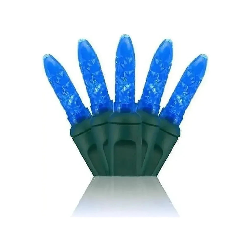 Shop For 5mm Blue LED Christmas Lights, 35 Bulbs at Michelle's aDOORable Creations