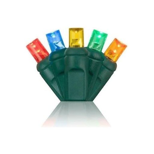 Shop For 5mm Multicolor LED Christmas Lights, 50 Bulbs at Michelle's aDOORable Creations