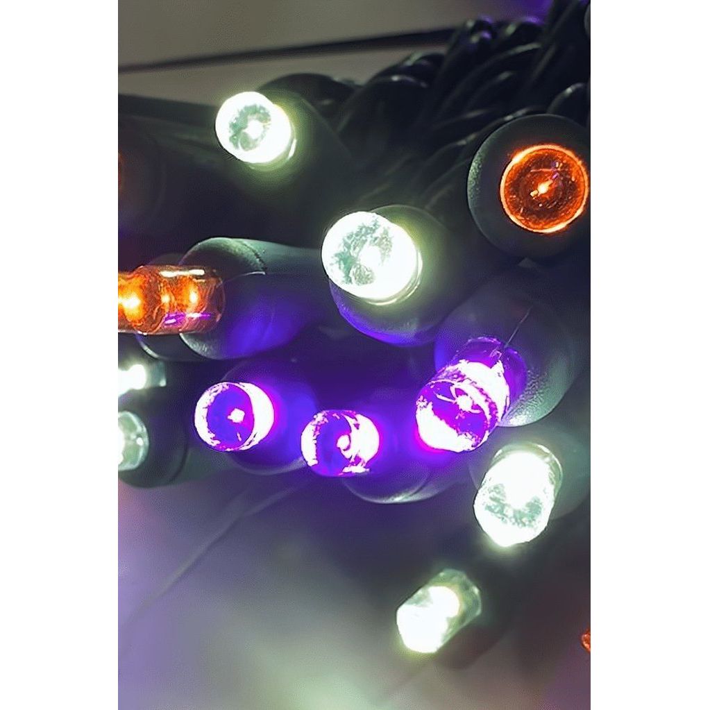 Shop For 5mm Multicolor LED Halloween Lights, 50 Bulbs at Michelle's aDOORable Creations